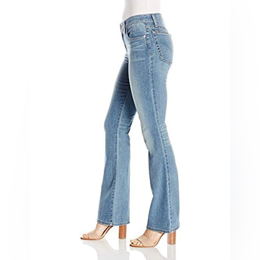 JOE’S JEANS Provocateur Light Distressed Denim Straight Wide Leg Blue Jeans